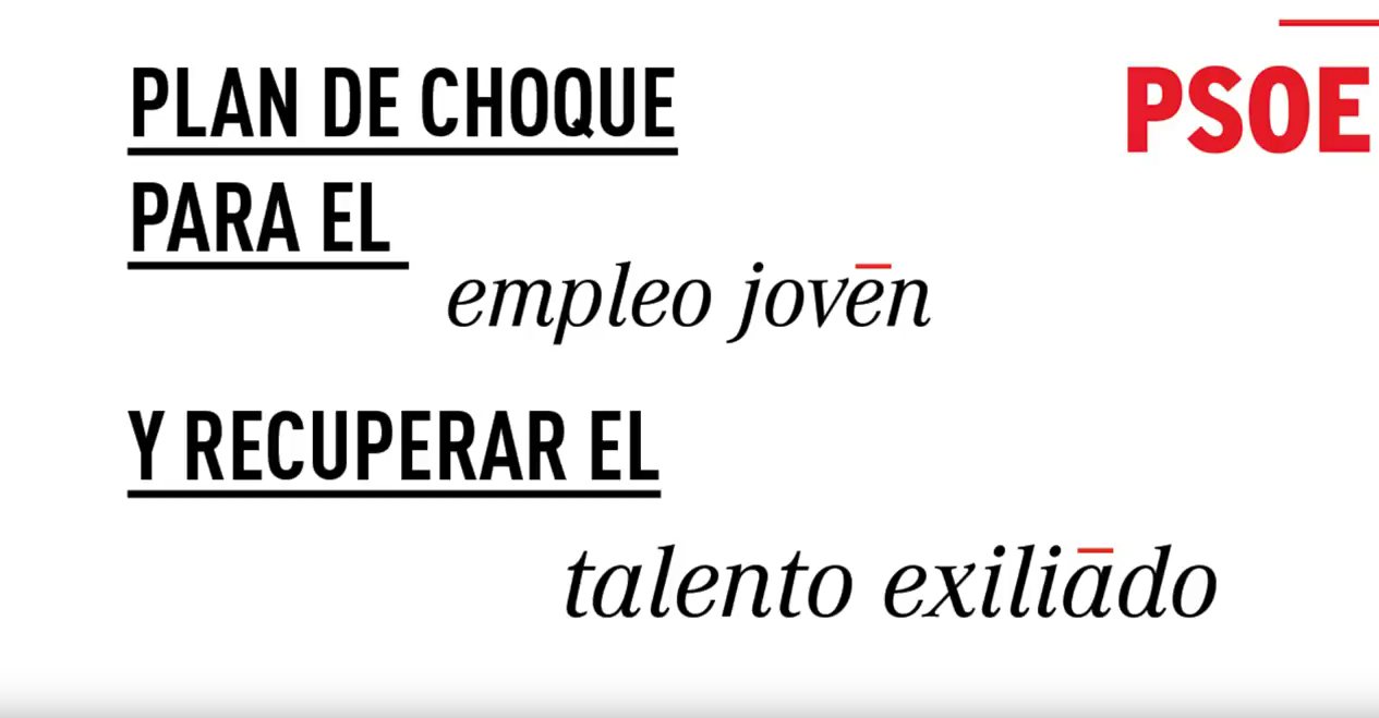 Plan de choque del PSOE para combatir el desempleo juvenil