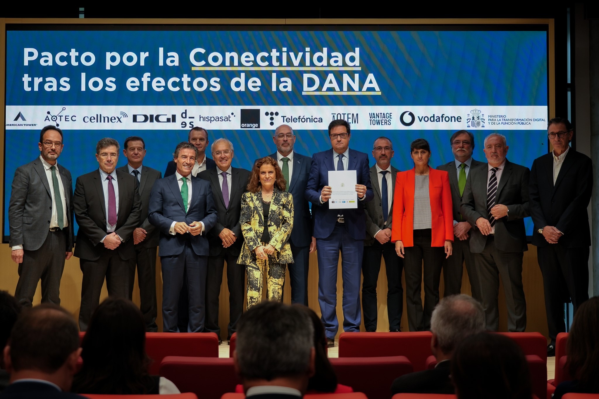 Firmamos el Pacto por la Conectividad tras los efectos de la DANA