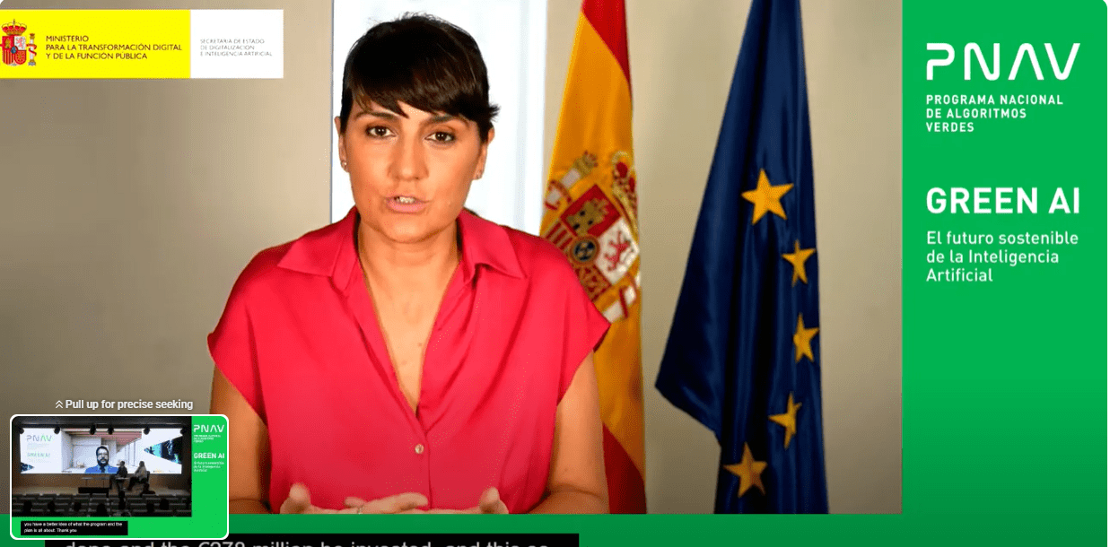 Estamos desarrollando algoritmos más sostenibles para reducir el impacto medioambiental del uso de la IA,